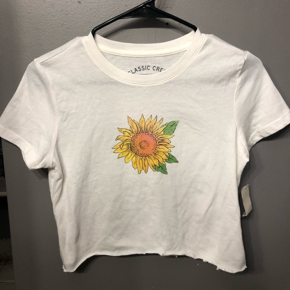 Aero Sunflower crop top